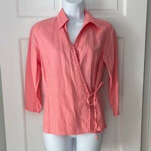 Edward Irish linen top S